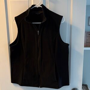 Lands' End Black Vest